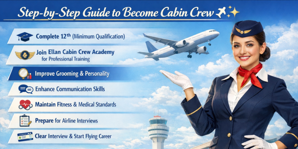 Step-by-Step Guide to Become cabin crew